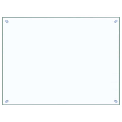 Vidaxl spatscherm keuken 80x60 cm gehard glas transparant