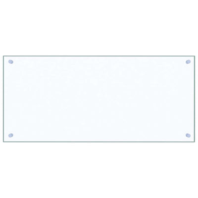 Vidaxl spatscherm keuken 90x40 cm gehard glas transparant