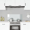 Vidaxl Splash Screen Kitchen Cucina 90x40 cm in vetro indurito trasparente
