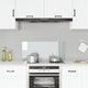 Vidaxl Splash Screen Kitchen 90x40 cm de vidrio endurecido transparente