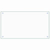 Vidaxl spatscherm keuken 90x50 cm gehard glas transparant