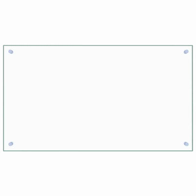 Vidaxl spatscherm keuken 90x50 cm gehard glas transparant