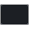Vidaxl Splash Screen Kitchen 70x50 cm Termin Glass Negro