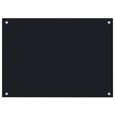 Vidaxl Splash Screen Kitchen 70x50 cm Termin Glass Negro