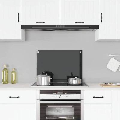 Vidaxl Splash Screen Kitchen 70x50 cm Termin Glass Negro