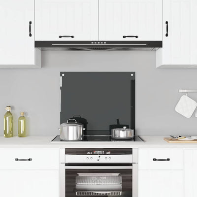 Vidaxl Splash Screen Kitchen 70x60 cm Termin Glass Negro