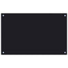 Vidaxl Splash Screen Kitchen 80x50 cm de vidrio endurecido negro