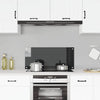 Vidaxl Splash Screen Kitchen 90x40 cm de vidrio endurecido negro