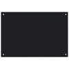 Vidaxl Splash Screen Kitchen 90x60 cm de vidrio endurecido negro