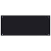Vidaxl Splash Screen Kitchen cucina 100x40 cm Termina vetro nero