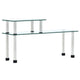 Vidaxl Kitchen 45x16x26 cm vetro indurito trasparente
