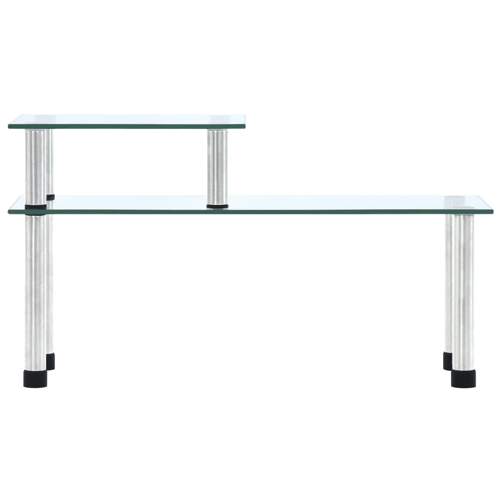 Vidaxl Cocina 45x16x26 cm de vidrio endurecido transparente