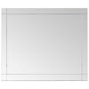 Vidaxl wandspiegel 80x60 cm glas