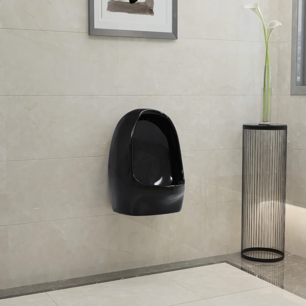 Vidaxl Wallurinoir con válvula de bobina cerámica negra