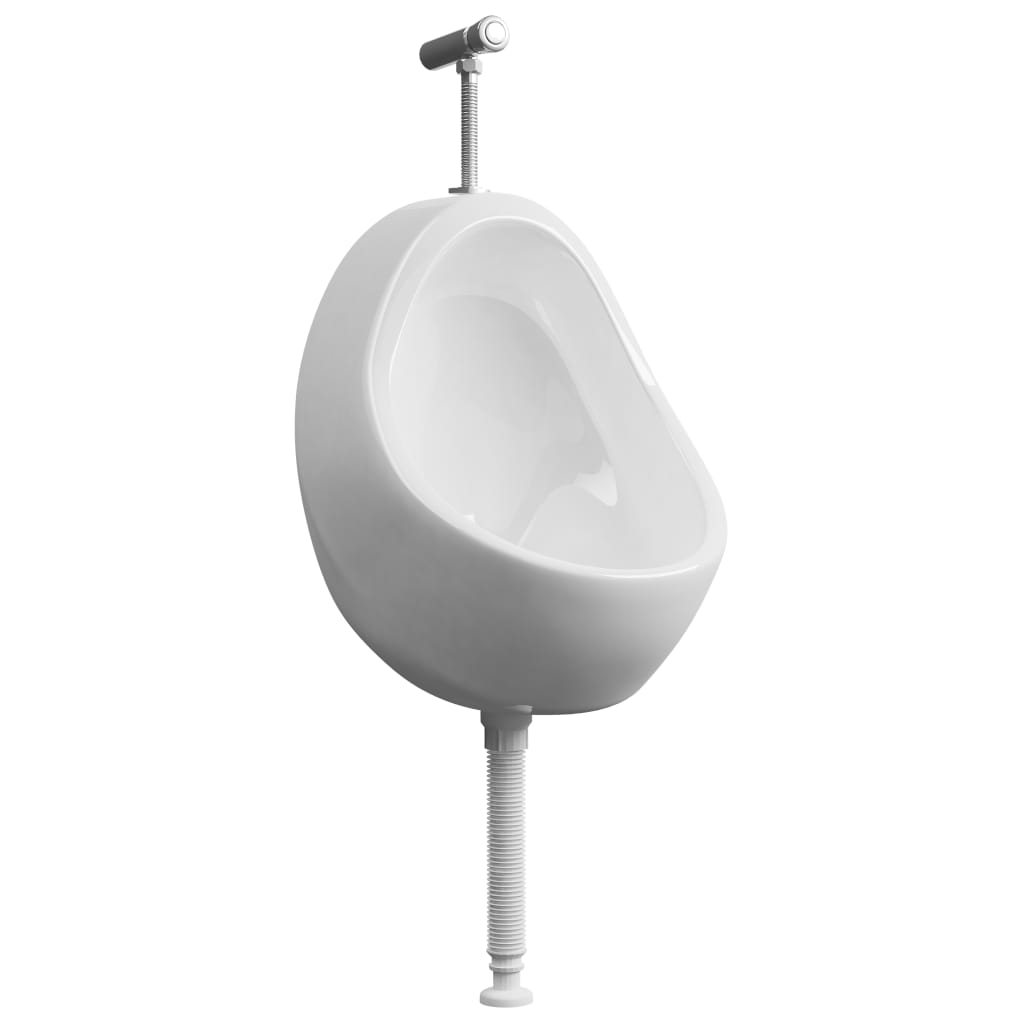 Vidaxl Wallurinoir con valvola bobina bianca in ceramica