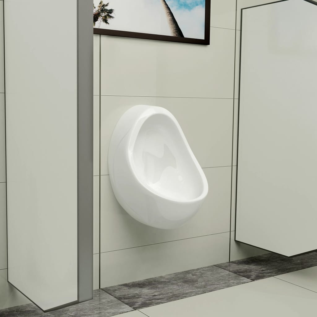 Vidaxl Wallurinoir con valvola bobina bianca in ceramica