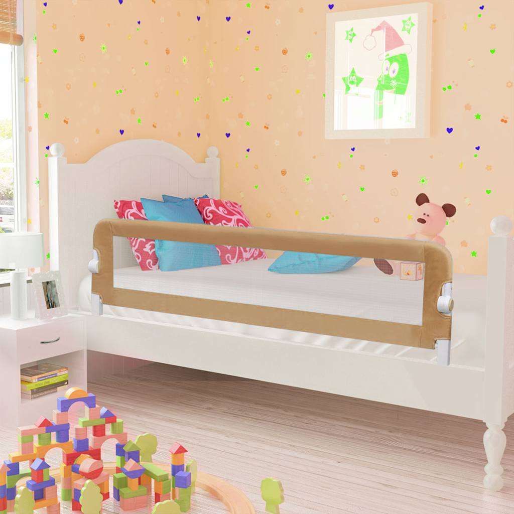 VIDAXL BED CATTO BASCHETTORE 150X42 CM Polyester Taupe