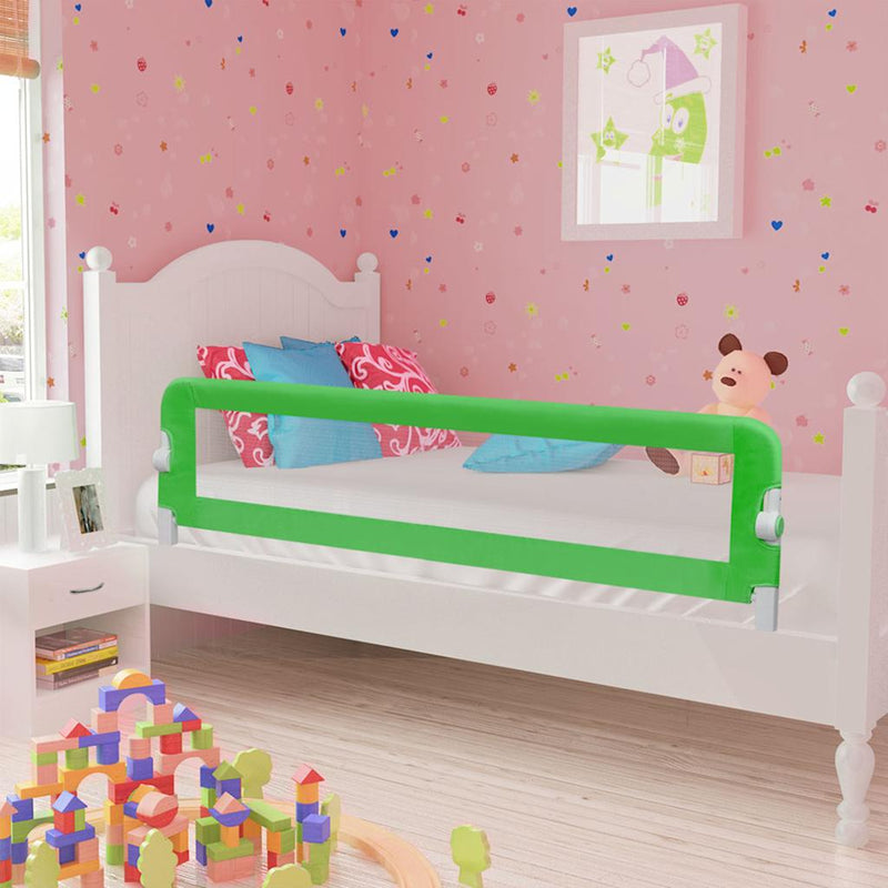 VidaXL Barandilla de Cama Niño 120x42 cm Poliéster Verde