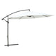 Vidaxl hangende zonneparasol wit