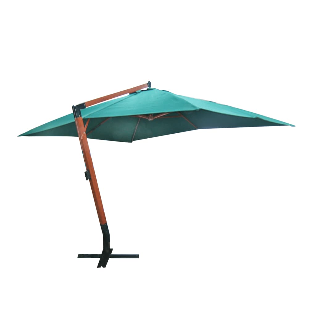 Vidaxl Floating Parasol 300x400 cm Verde