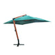 Vidaxl Floating Parasol 300x400 cm Verde