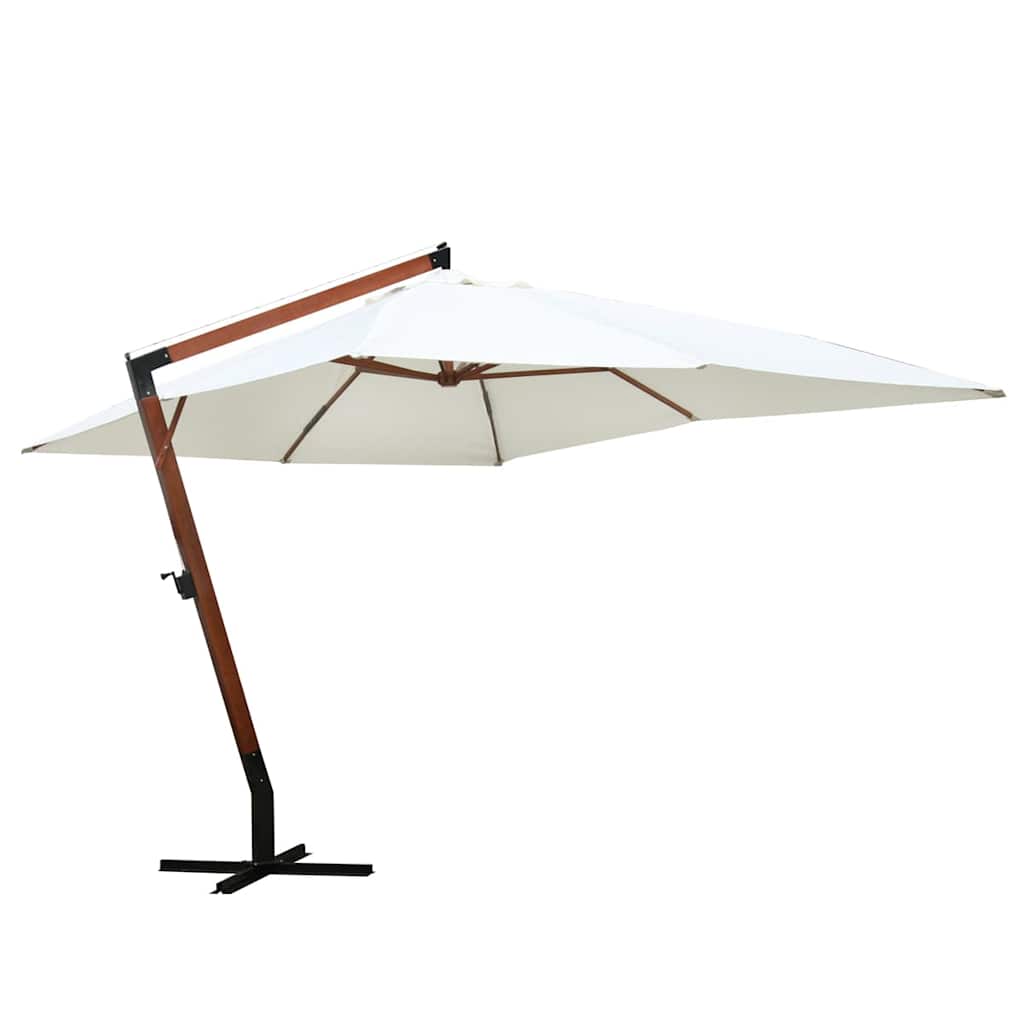 Vidaxl parasol 300x400 cm wit