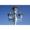 Vidaxl tuinlantaarn kingston 3-arms 215 cm wit