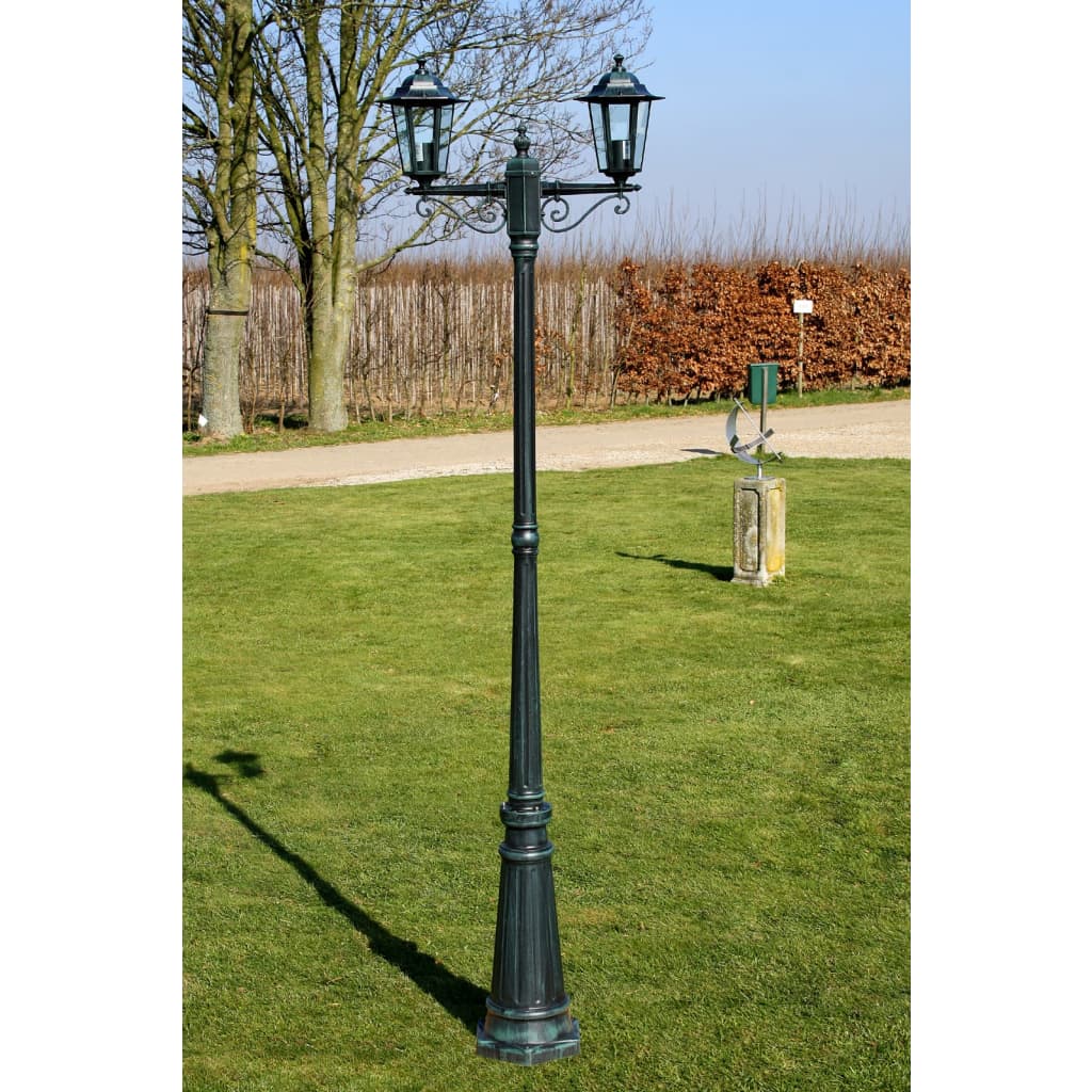 Vidaxl Garden Lant Preston 2-Arms 215 cm Verde scuro