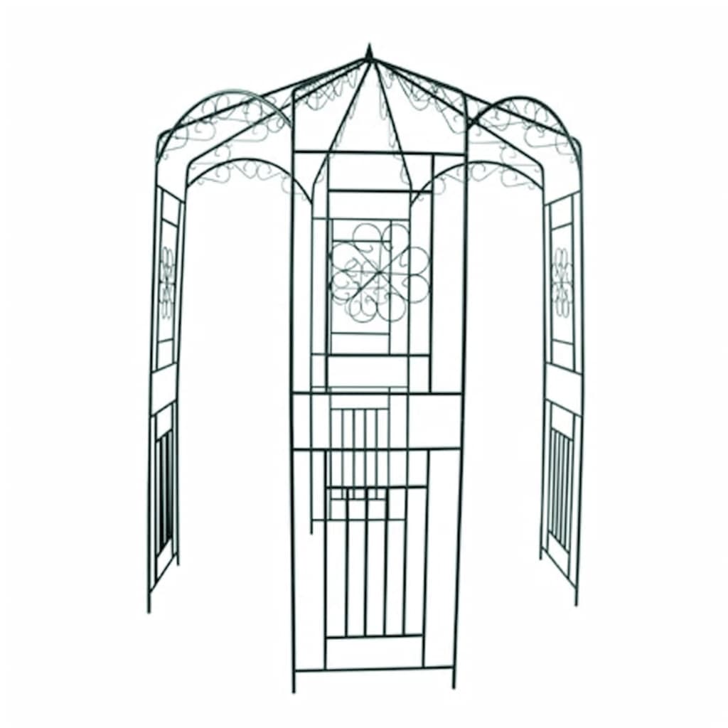Vidaxl Garden Arch 250 cm Verde scuro