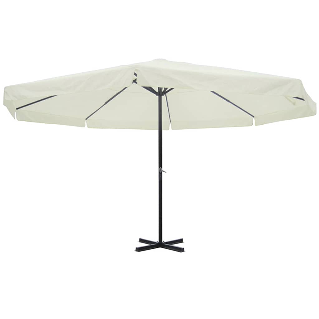 Vidaxl Parasol Samos 500 cm Aluminum white