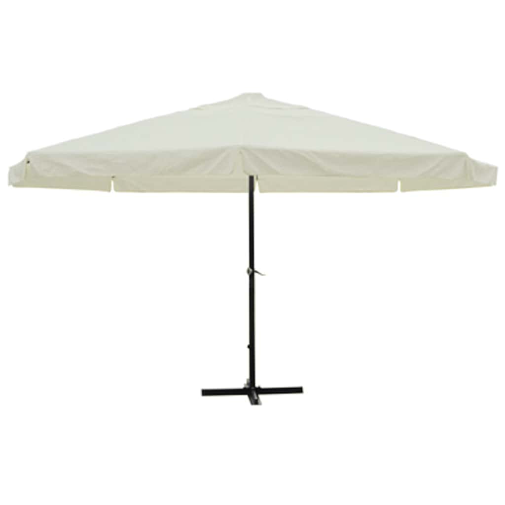 Vidaxl Parasol Samos 500 cm Aluminum white