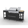 Vidaxl Cucina esterna con barbecue Montana 4 bruciatori