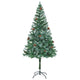 Vidaxl Kunstkerstboom con conos de pino 180 cm