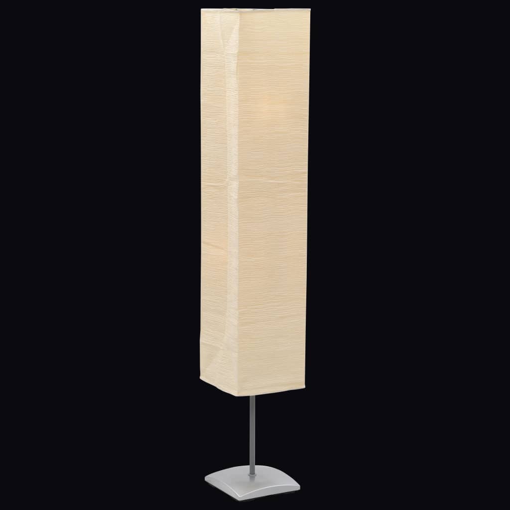 Lampada da pavimento Vidaxl con paralume di carta 135 cm