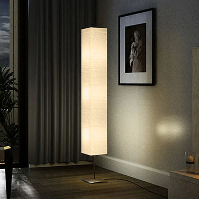 Vidaxl floor lamp with steel standard 170 cm beige