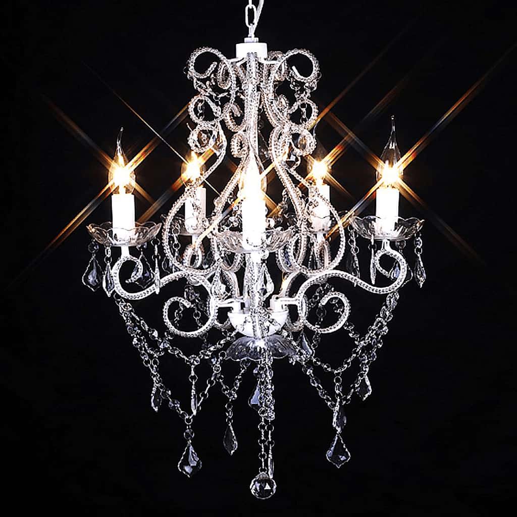 Vidaxl lampadario con 2.800 cristalli E14