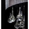Vidaxl lampadario con 85 cristalli neri