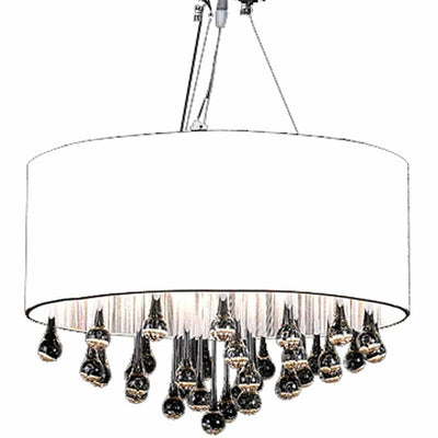 Vidaxl lampadario con 85 cristalli bianchi