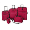 Vidaxl Travel Gaag Gagu Set Red 5 pezzi