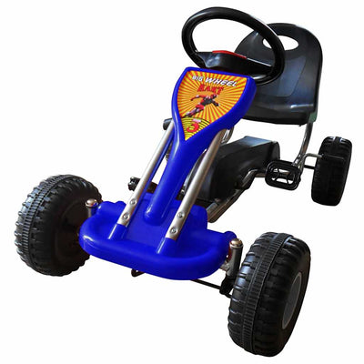 Vidaxl Go -Kart con pedales azul