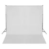 Sfondo Vidaxl senza bianco 300x300 cm di cotone bianco