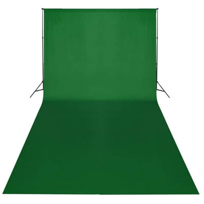 Vidaxl Background Chromakey 600x300 cm Cotton Green