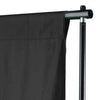 Vidaxl achtergrond zonder standaard 600x300 cm katoen zwart