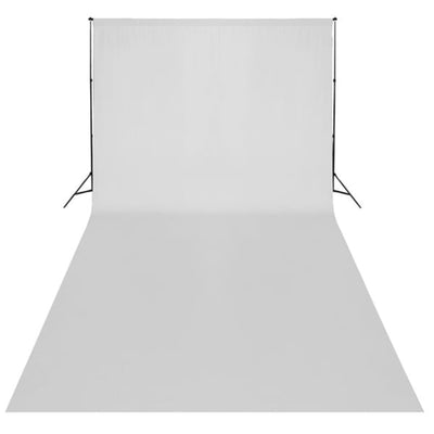 Fondo de Vidaxl sin 600x300 cm de algodón blanco
