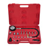 Vidaxl set di tester di compressione da 20 parti per motori diesel