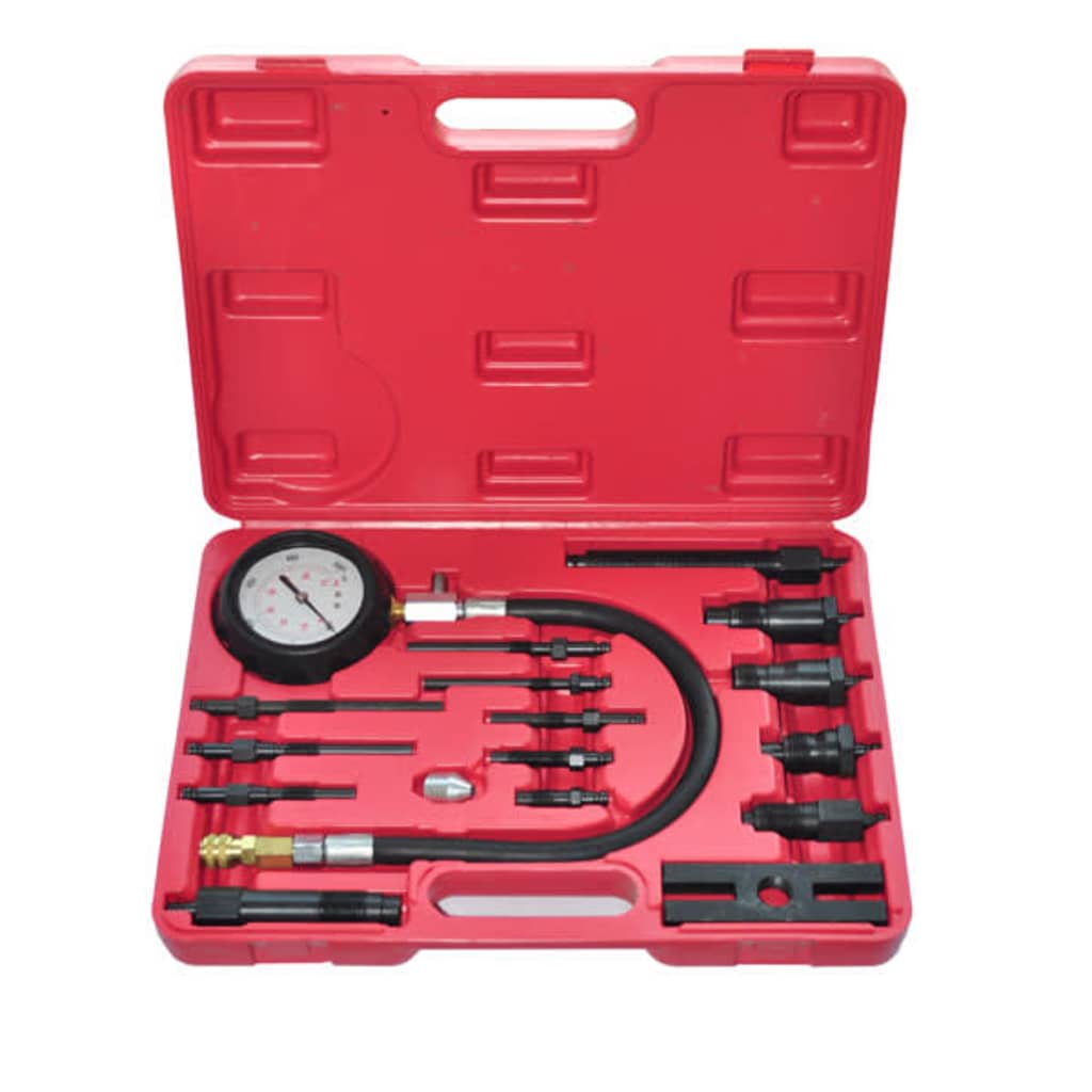 Vidaxl Set di tester di compressione da 17 parti per motori diesel