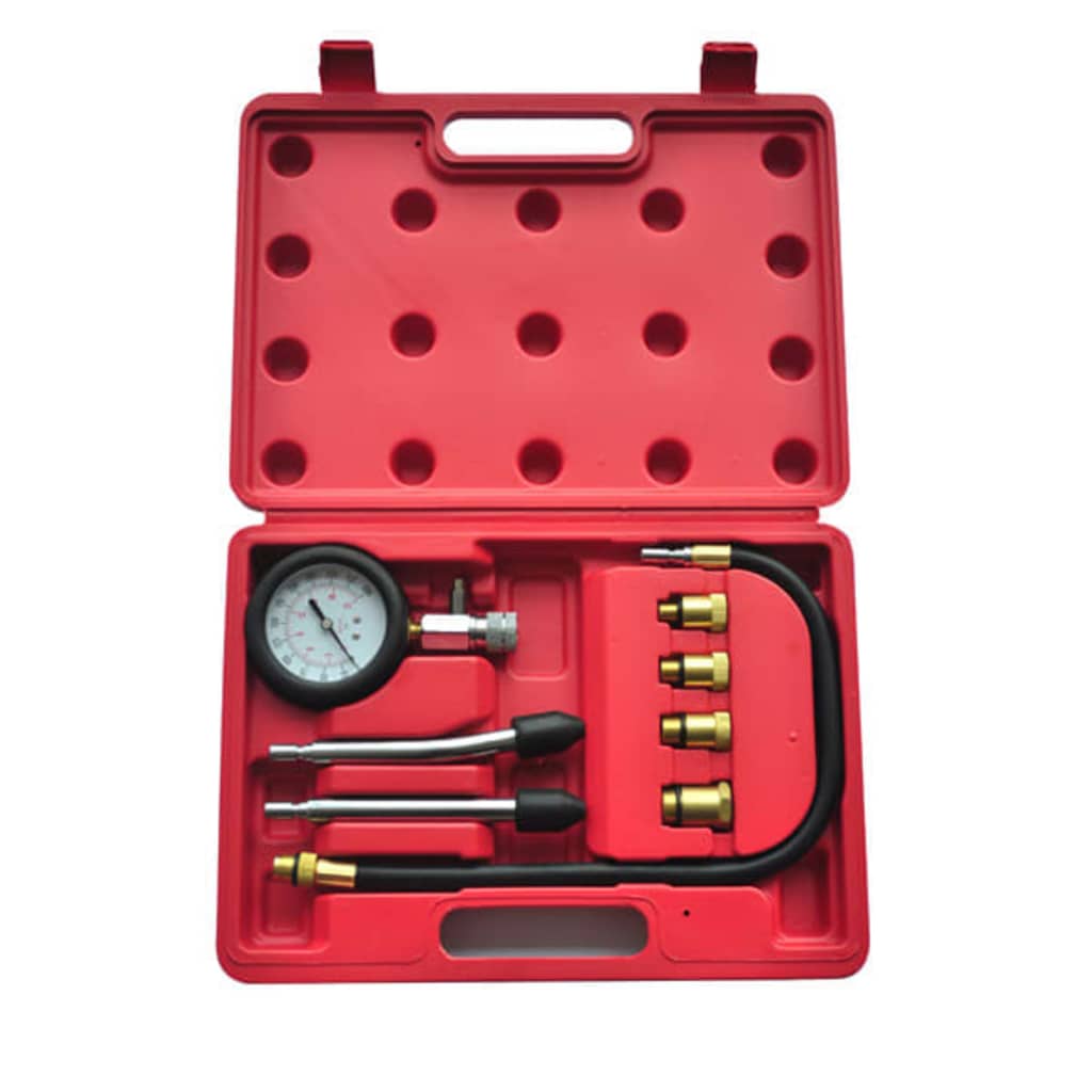 Vidaxl Set di tester di compressione in 9 parti per motori a benzina