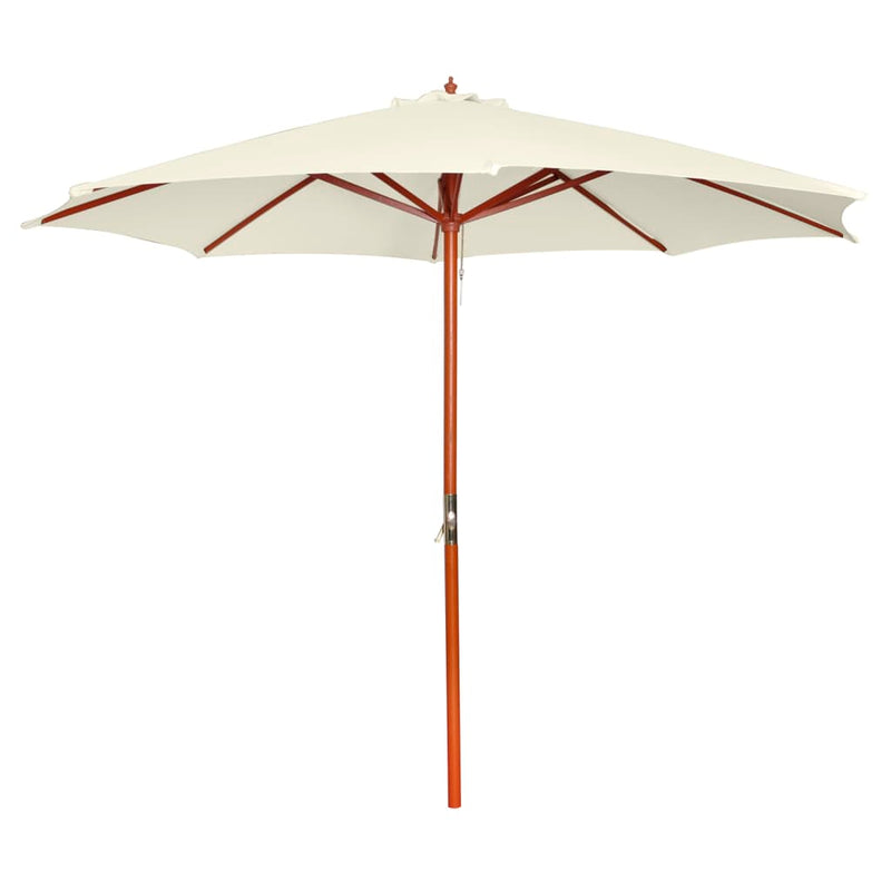 Vidaxl parasol 300x258 cm zandwit