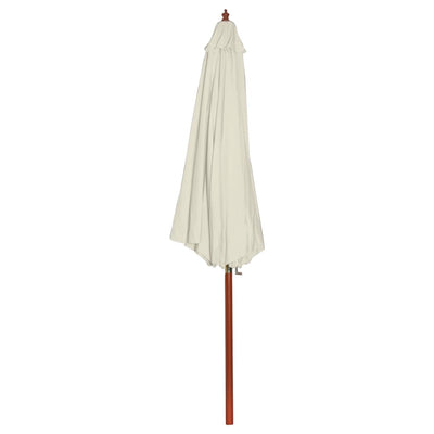 Vidaxl Parasol 300x258 cm Sand Bianco