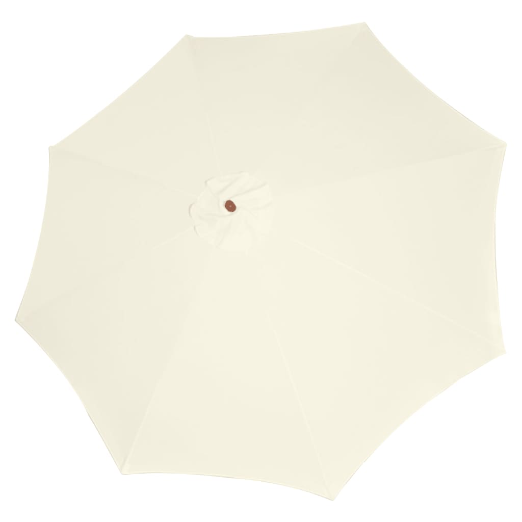 Vidaxl Parasol 300x258 cm de arena blanca